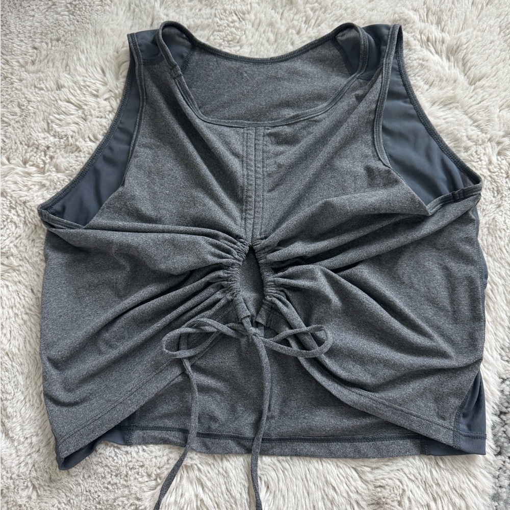 Born Primitive grey mesh crop top size S - Picture 3 of 5
